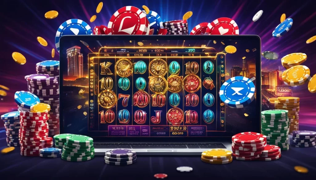 Hình ảnh một người đang tìm kiếm và xác nhận link chính thức của Nap88 trên máy tính